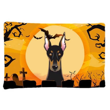 Jensendistributionservices Halloween Doberman Fabric Standard Pillowcase MI2556805